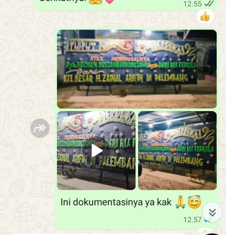 Pengiriman Papan Bunga Duka Jatiwarna Pondokmelati